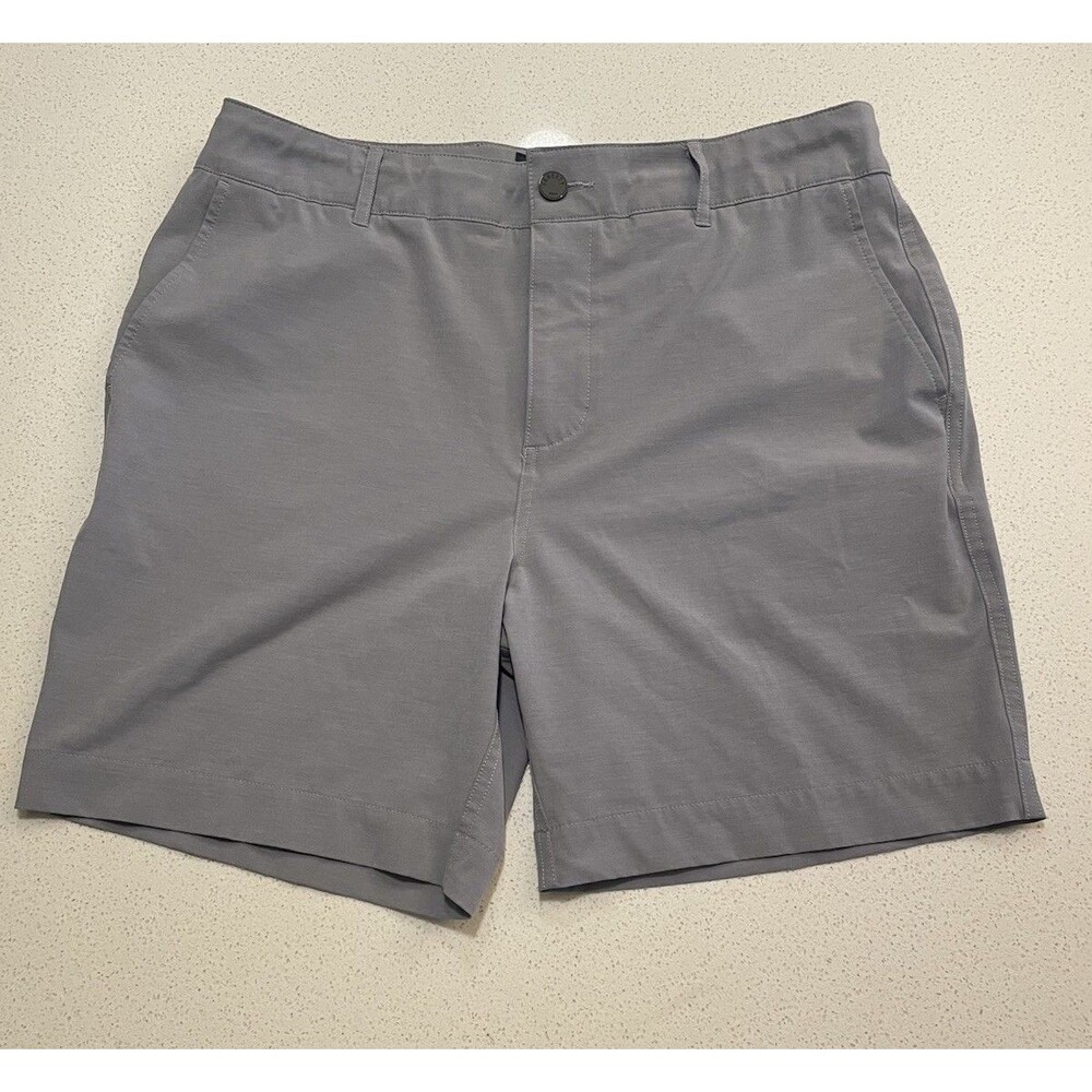 Faherty Mens Size 33 All Day Shorts Gray 7” Inseam